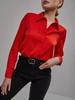Spring And Summer Long Sleeved Shirt V-neck Versatile Printed Women's Top
