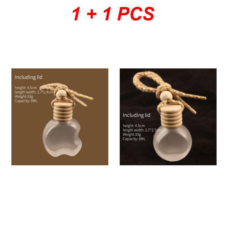 1/2/3PCS Frosted Glass Pendant Gentle Exquisite Easy To Install High-quality Car Accessories Car Interior Fragrance Pendant