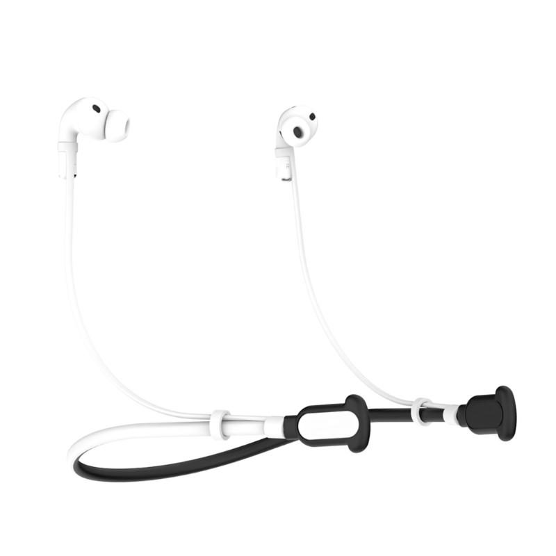 Silicone Anti Lost Lanyard for 8pin Wireless Earbuds Secure Attachment Comfortable Wear Wide Compatibility