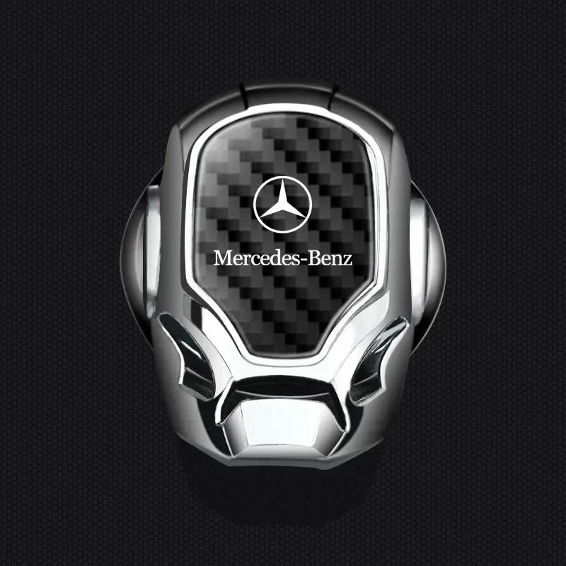 ZPU1 One-key Start Cover Car Engine Start-stop Button Cover For Mercedes Benz W204 W205 W211 203 212 S E GLE GLS CLA GLC AMG EQE