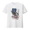 Fischer Tarnung T-Shirt Barschfisch Angler für Herren vintage Gewaschen Dehnbar Bequem Stilvoll Grafik Weich Streetwear