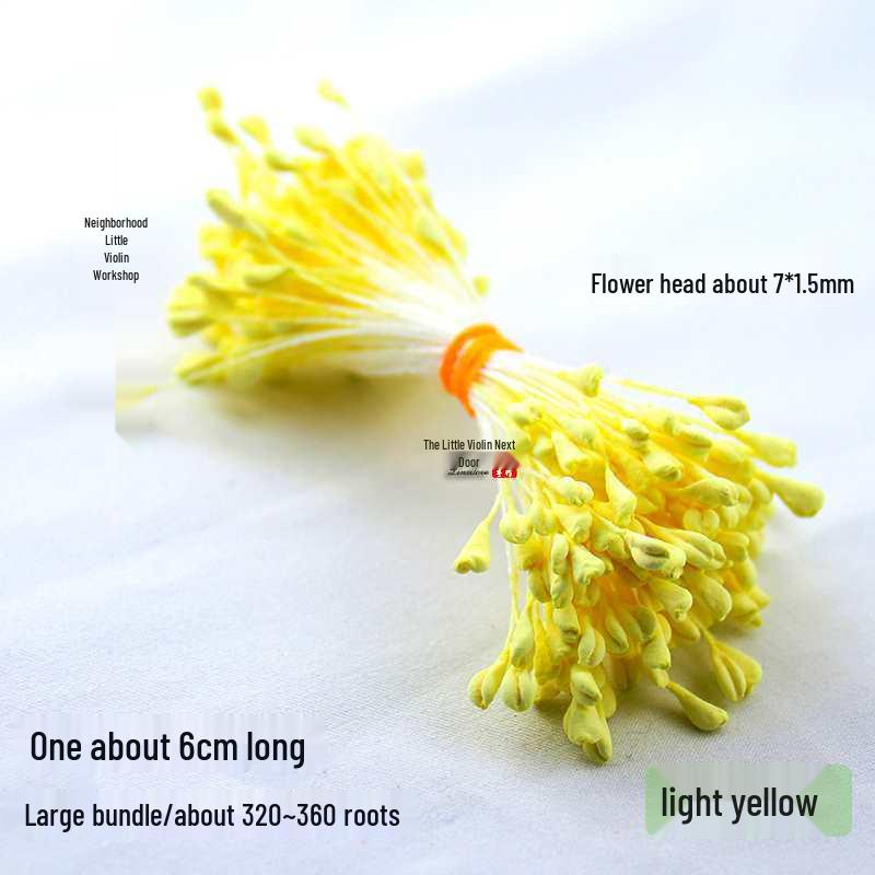 Korean Flat-Head Matte Flower Buds for DIY Hair Accessories