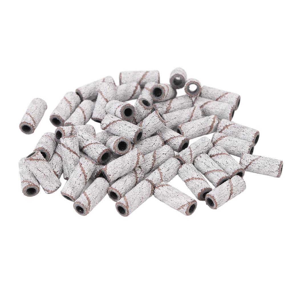 100pcs Nail Sanding Band Mini Multi Functional Portable Nail Drill Sanding Band for Manicure
