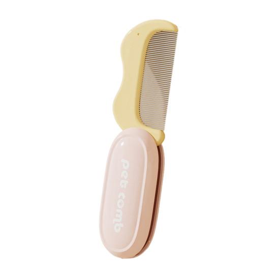 Foldable Cat Comb Flea Dirt Removal Cat Comb Reduce Shedding Versatile Pet Hair Comb Pet Grooming Tools