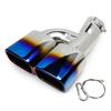 Embout d'échappement Tokutoyo pour et Série 80 Titane Slash Inox Custom Inclut Fil Voxy, Noah, Esquire, Couleur, Coupe Double Sortie, Acier, Tuning,
