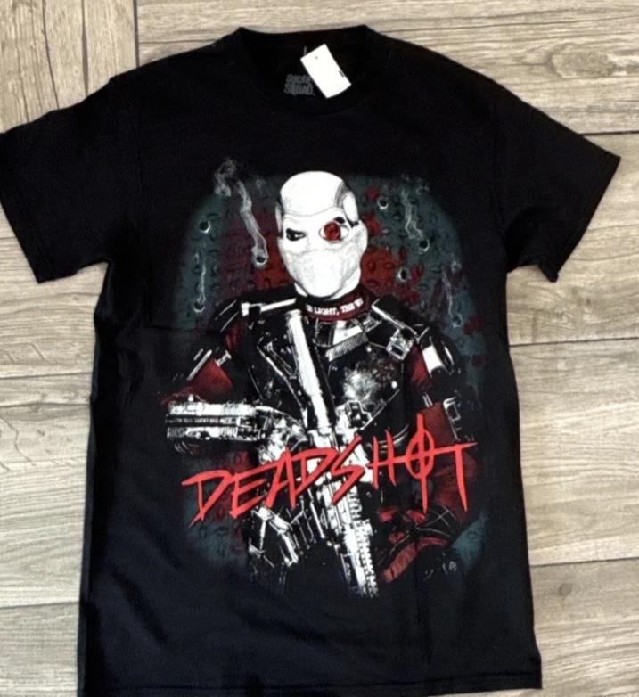 2016 Suicide Squad Deadshot T-Shirt Size Small Licensed DC Comics XL
