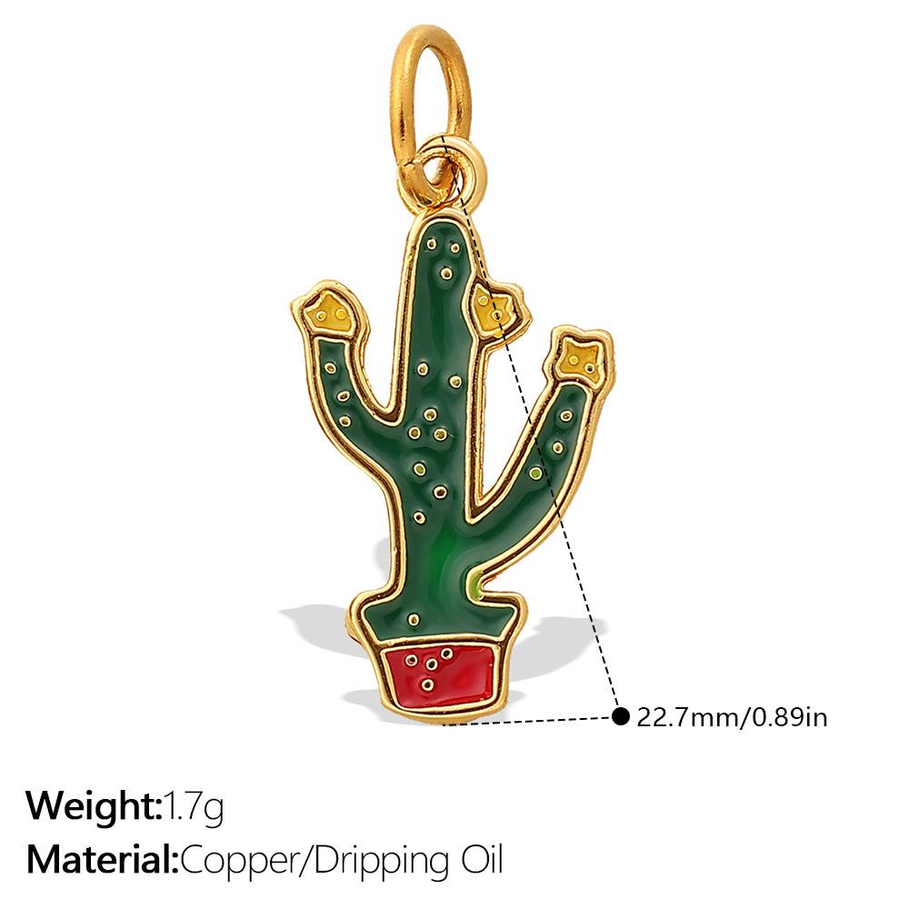 Cartoon Color Oil Drop Pendant Accessories Cute And Diverse Ice Cream Flower Diy Earrings Pendant