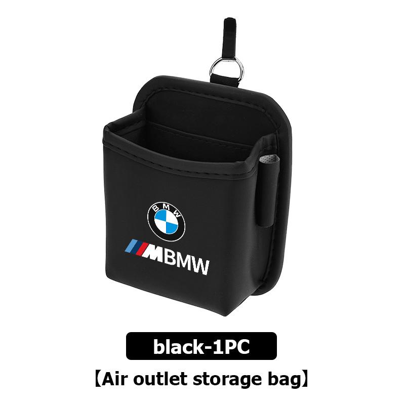 Car Air Outlet Storage Organizer Box Hanging Phone Holder Pocket For BMW Performance X1 M3 M6 F01 F02 E34 E36 E60 F10 F20 X6 IN1