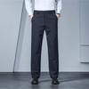 Fengxun Men's Wool Blend Casual Straight Leg Pants