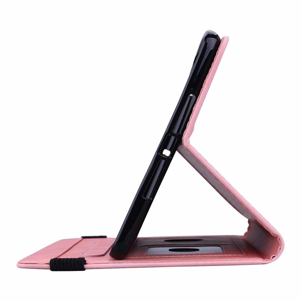 Suitable for Samsung Tab S6 Lite Tablet Leather Case, Retro Matte Pattern Card Holder, Anti-drop Protective Case