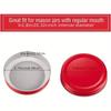 24-pack Standard-sized Plastic Mason Jar Lids - Leak-proof, Secure and Durable Storage Lids for Home Canning and Preservation