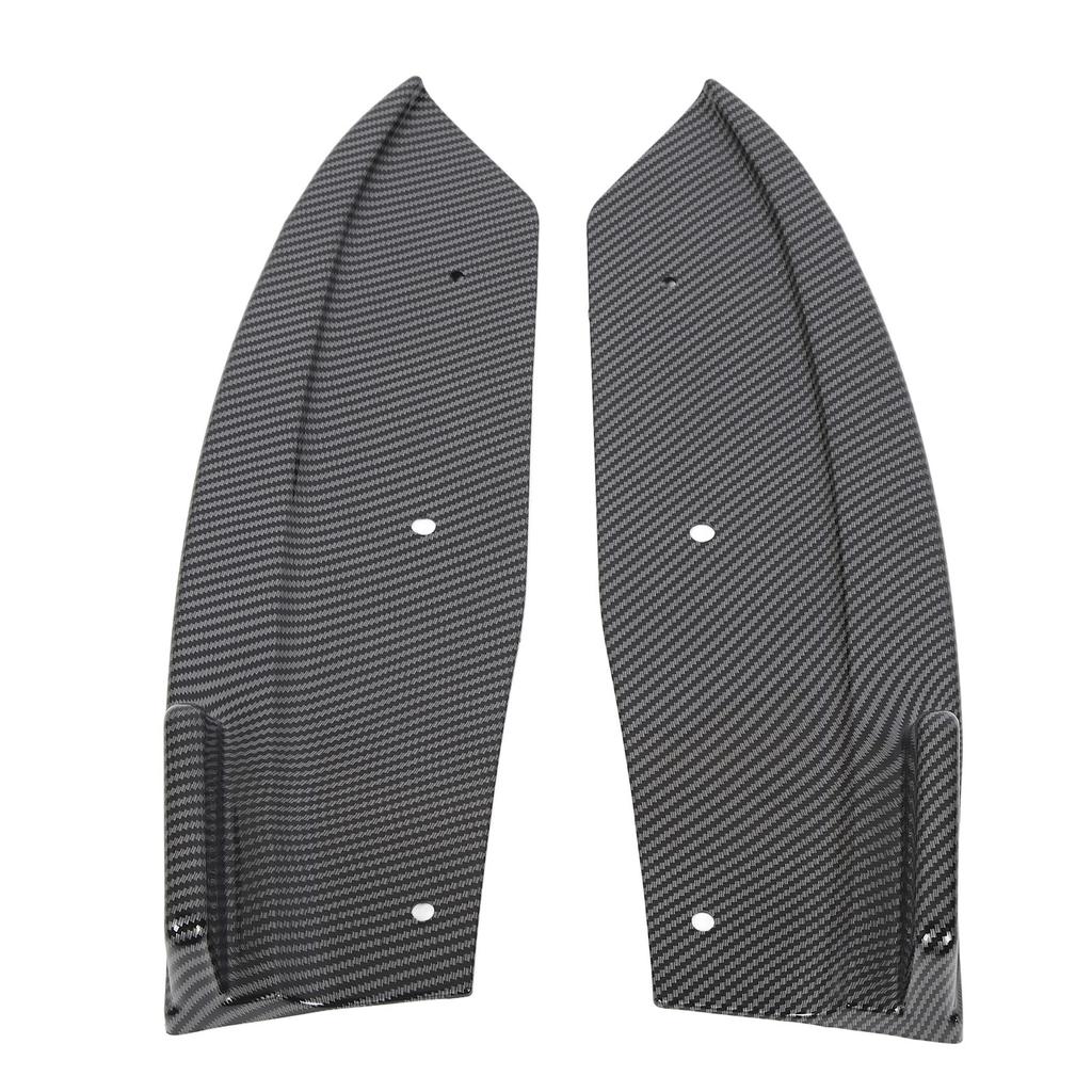 2 Pcs Rear Bumper Lip Spoiler Aerodynamic Lightweight Lower Chin Diffuser Splitter for X4 G02 M‑Sport 2018 To 2021