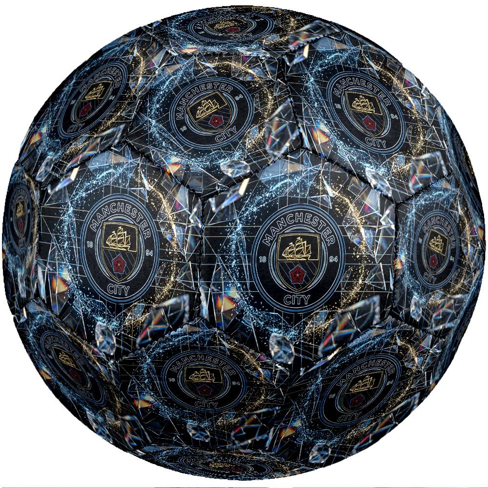 Manchester City Theme soccer ball Size 5 Soccer Ball Soft Touch Professional Training Football for Outdoor Sports