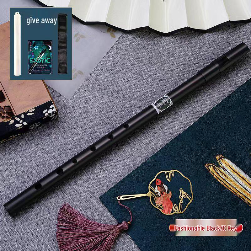 Irish Whistle C & D Key, Aluminum Alloy, Beginner & Adult Use, Includes Textbook
