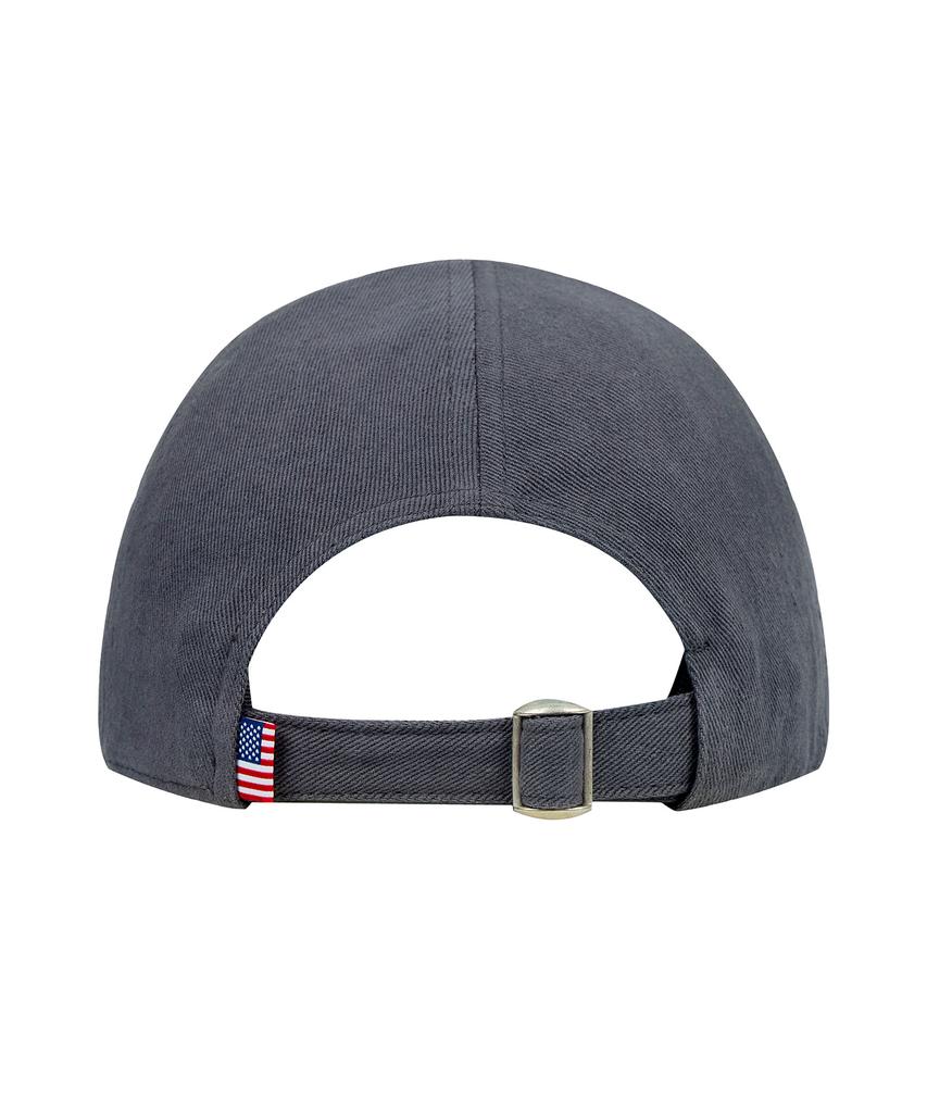 Sebseu Small Logo Twill Brown Ball Cap - Gray