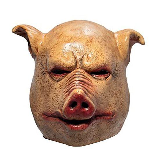 Halloween masquerade mask, scary clown pig head mask, latex headgear mask, prank mask, horror mask cos Mask