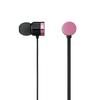 Elecom Stereo Flat 9mm Vivid Pink X Earphones, Tangle-Resistant Cord, Y-Shaped, Drivers, Black, EHP-CAG3510PN1