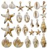 New Acrylic Ocean Conch & Starfish Pendant Charm for DIY Bracelets & Necklaces
