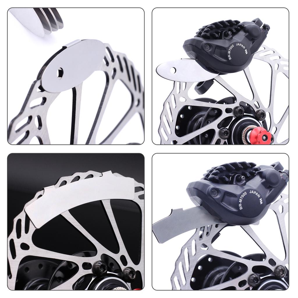 Bicycle Rotor Truing Fork Brake Wrench with Disc Brake Pads Rotor Alignment Tool Set