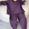 Korean Style Boys' Long Sleeve Polo Shirt and Hoodie Set Children's Casual Sports Sweatpants Two-Piece Set for Spring and Autumn