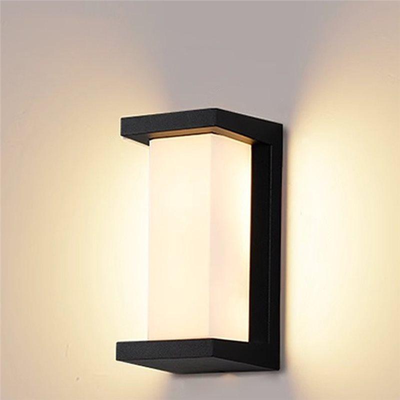 A03F-Outdoor Waterproof LED Wall Light For Exterior Wall Light For Porch Garage Garden Courtyard Villa Indoor Wall Lamp Warm