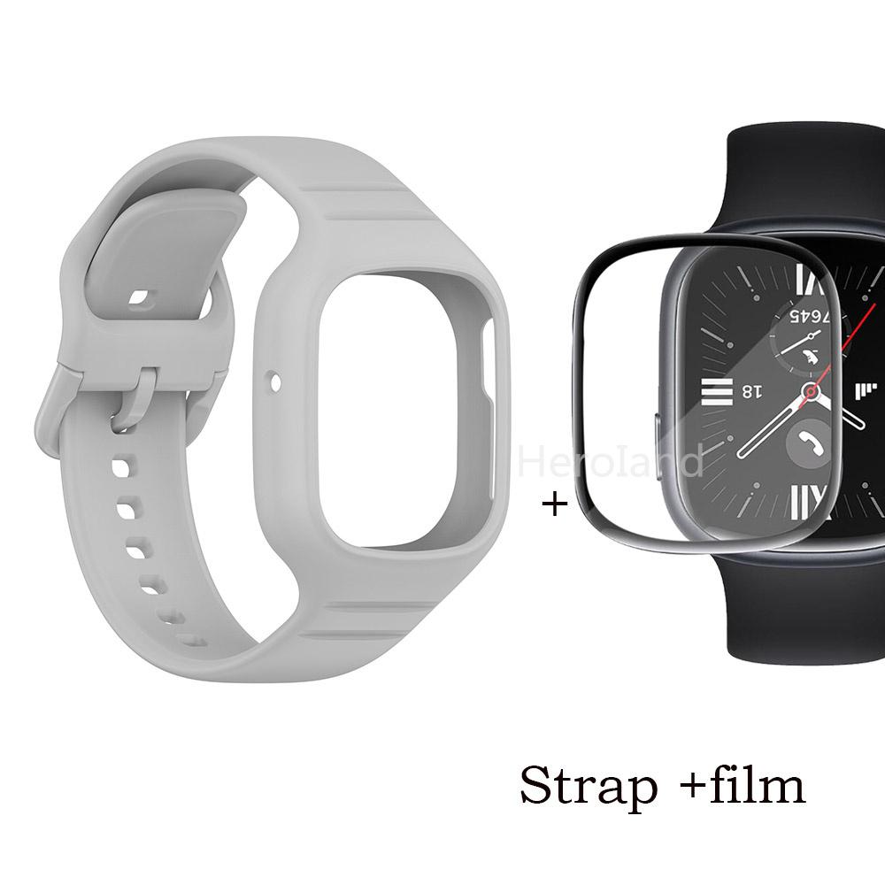 Sportovní silikonový řemínek k hodinkám pro Huawei Honor Watch 4 řemínek Smarwatch náramek pro Honor Watch4 příslušenství 2 v 1 řemínek