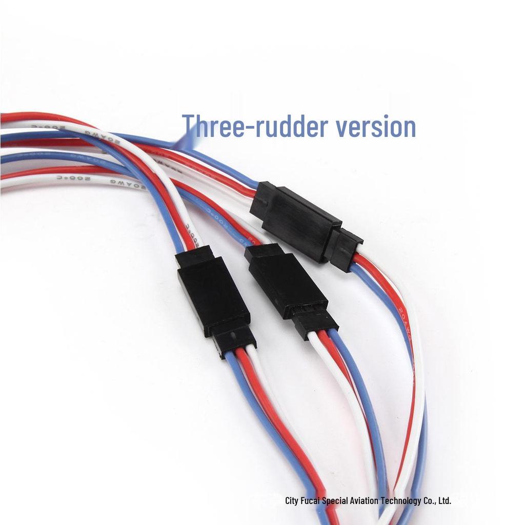 MPX8 Servo Quick Release Connector: 60-Core 8-Pin Extension Cable for 2/3-Servo, 20AWG Heat-Resistant Silicone Wire