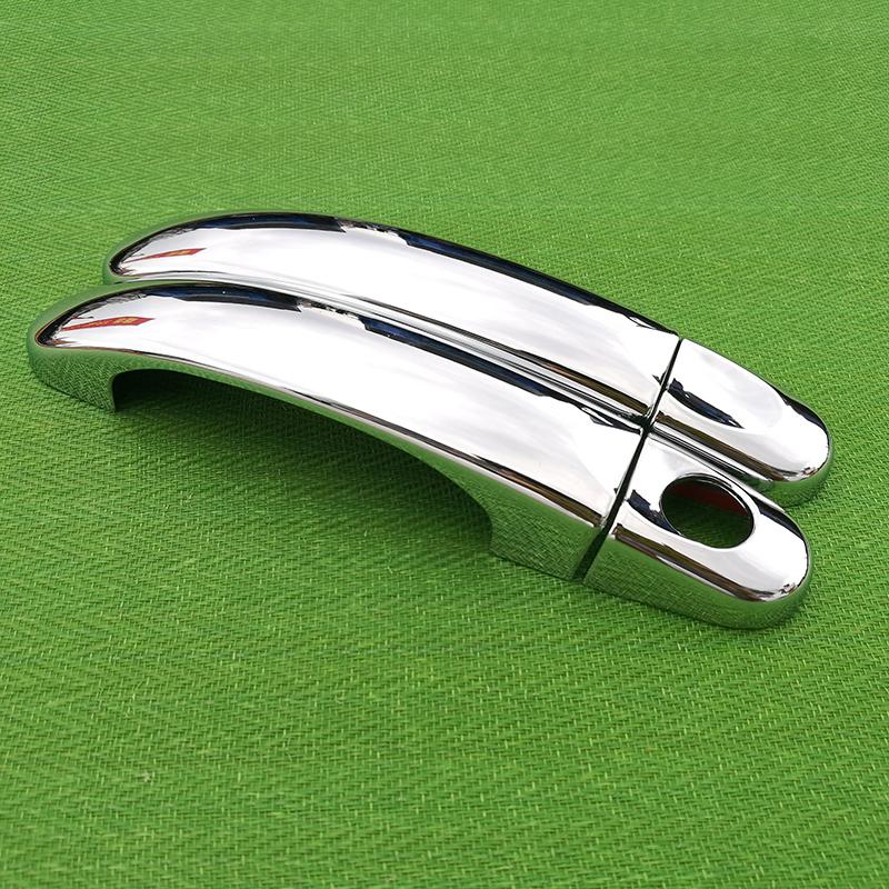 for VW New Beetle 1998 - 2011 Chrome Handle Cover Trim for Volkswagen 2002 2003 2005 2007 2009 Accessories Stickers Car Styling