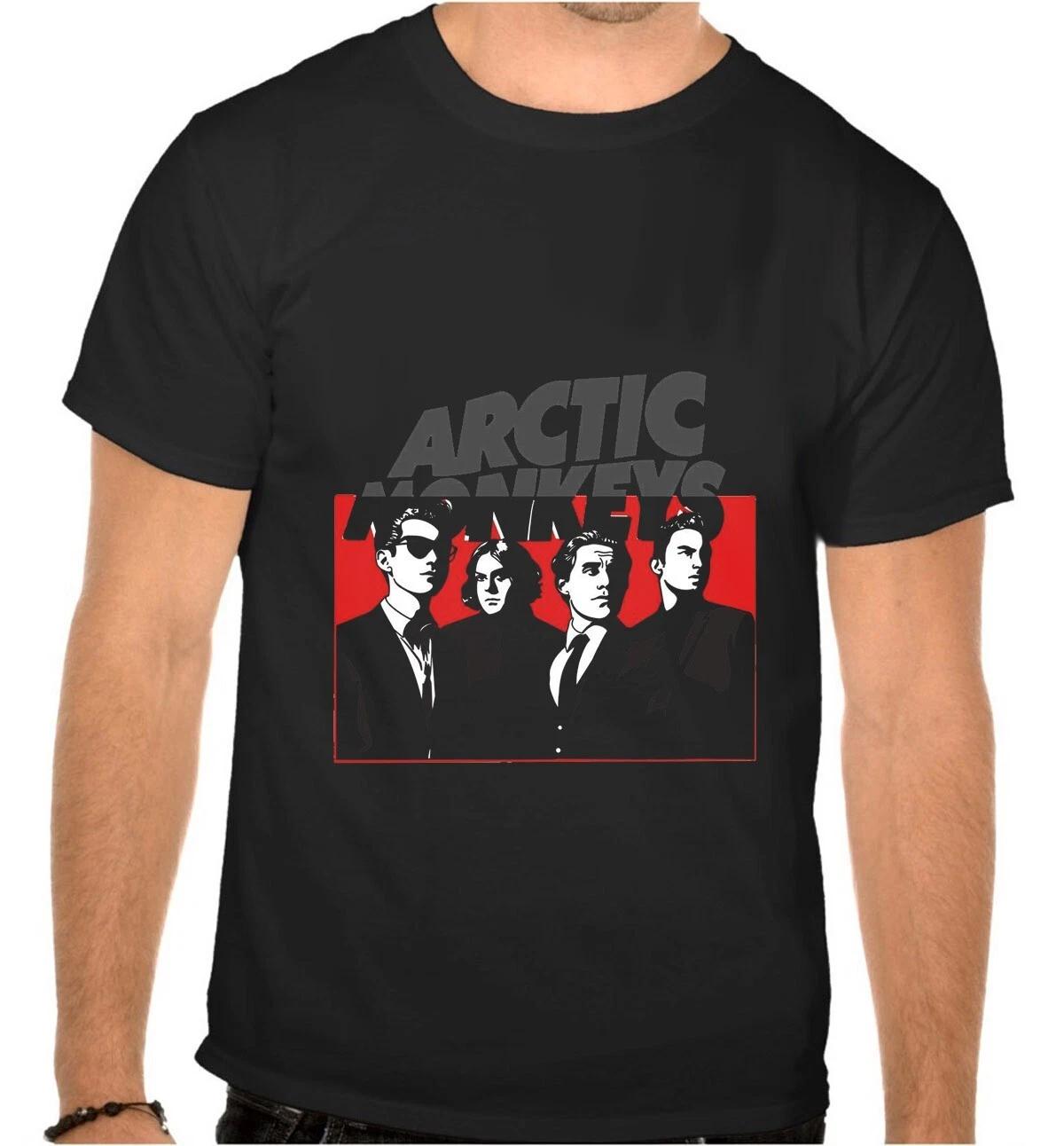 Arctic Monkeys Punk Rules Rock Music Schwarze T-SHIRT -1161 -100% Handarbeit S