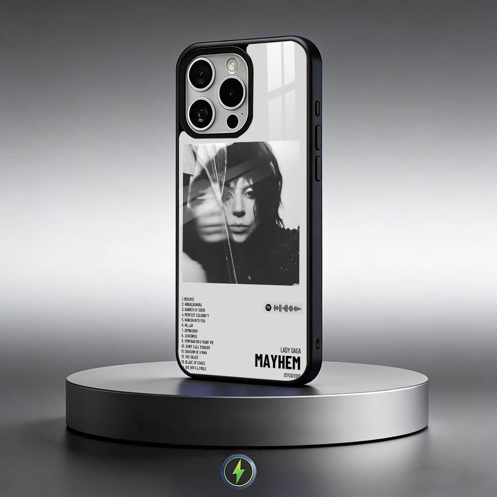 

LADY GAGA M-MAYHEM Phone Case For iPhone17,16,15,14,13,12,11 Plus,Pro Max Magnetic For Magsafe Wireless Charging iPhone15