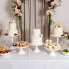 3 Stück Sockelbasis Kuchen Präsentationsständer Metall Gebäck Präsentationsständer Dessertständer Jubiläen