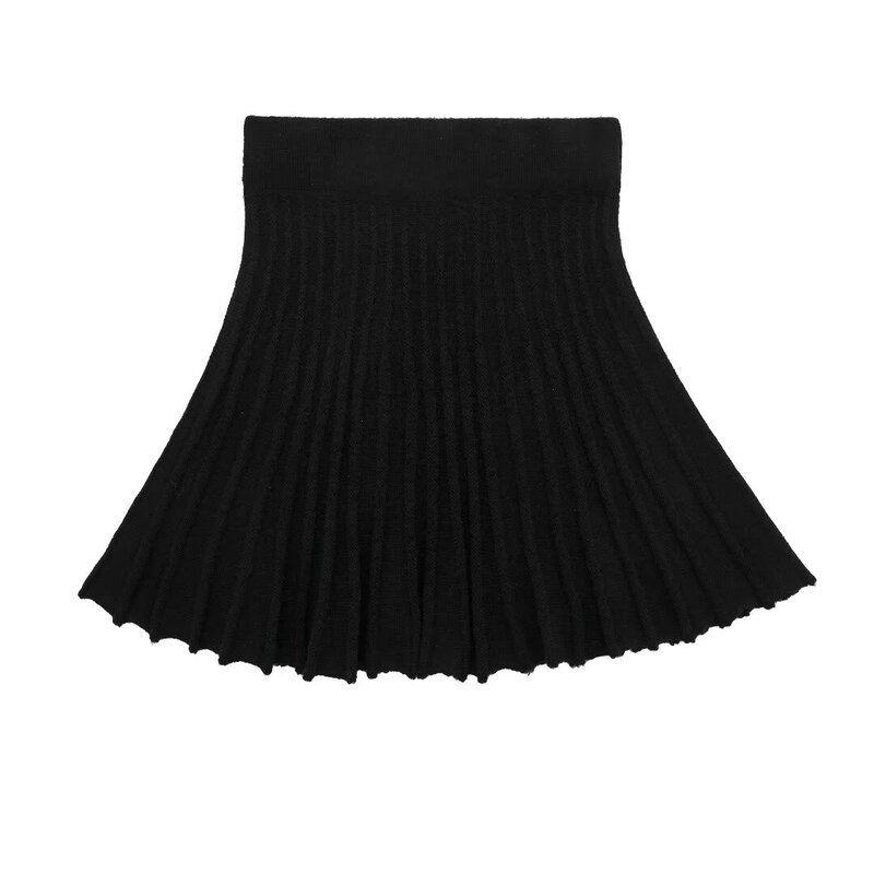 

Fashion Style 2024 Spring V-neck Sweater Sweater Loose All-Matching Top High Waist Skirt 6771003 800 Skirt L
