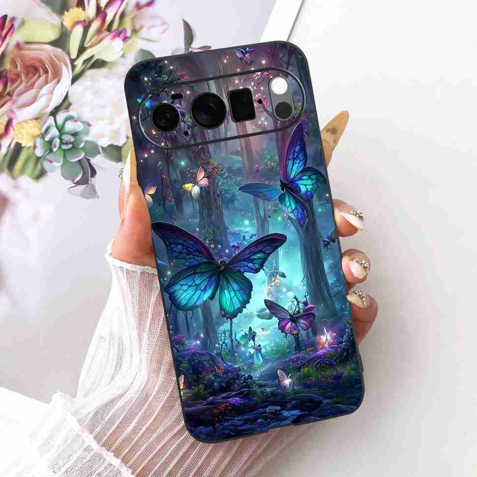 For Google Pixel 10 Pro 5G Case Fashion Painting Silicone TPU Black Soft Cover For Google Pixel 10Pro GEHN3 Phone Cases Bumper