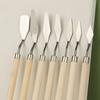 7Pcs/Set Stainless Painting Spatula Palette Scraper Artist Crafts Oil  Art Oil Painting Scraper Gouache Paint Pointed Shovel