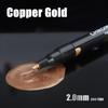 5 Pcs Chrome Mirror Marker Pen 2Mm Diy Reflective Paint Pens Permanent Gold Silver Copper Marker Model Painting Marking