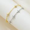 Women's Elegant Star Clover Zirconia Bracelet with Rhinestones