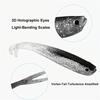 25 st Mjuka Fiskedrag Silikonbete 7,5 cm för Fiske Shad Swimbait Wobblers Konstgjord Utrustning Mjuka Flugfiskedrag Bete