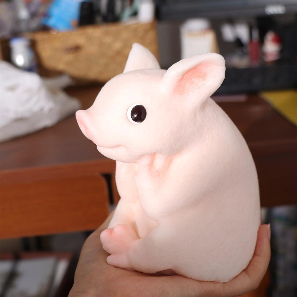 Slow Rebound Simulation Piggy Squeeze Toys Cartoon Big Piggy Fidget Toy  Adults