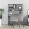 VidaXL Bureau avec étagères Sonoma gris 102x45x148cm Bois d'ingénierie 823006