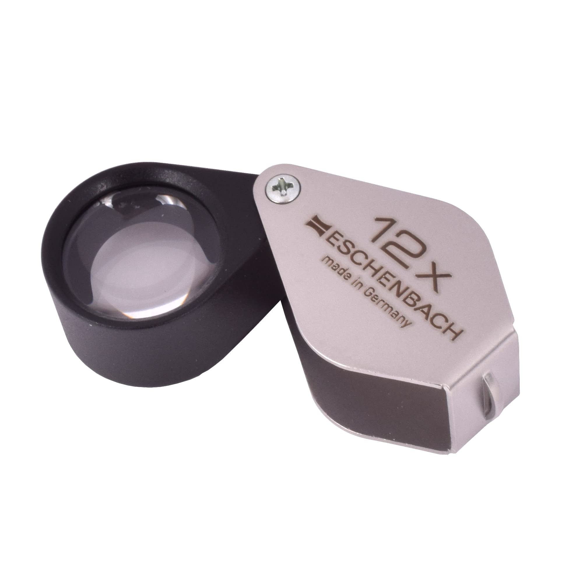 

ESCHENBACH Folding Metal Magnifier Examination Loupe, 12x Magnification, 1176-12
