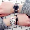 Triangulation Watch Luxury Wrist Watch Women's Quartz Fashion and Causal Ladies Leather Watch