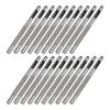 20pcs Leather Hole Punch Professional Carbon Steel Leather Hollow Punch Tool for Leather Gasket Belt Fabric Paper Plastic