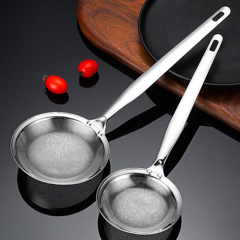 Stainless Steel Fine Mesh Skimmer Spoon