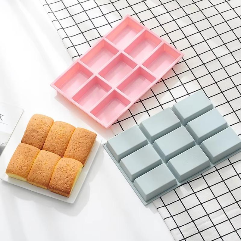 DIY Kitchen Supplies Cake Bakeware Pan Rectangular Silicone Mold Baking Tools Toast Mould Easter Bread Tool