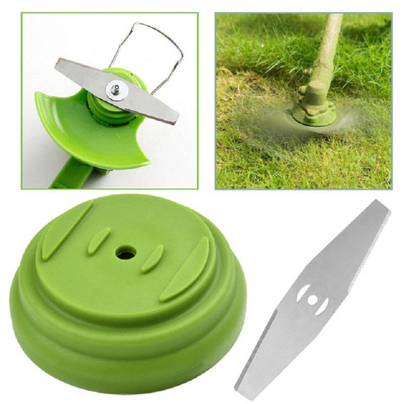 Cubierta de Hierba de Plástico Protector Base de Cuchillas Set Jardín Cortacésped Eléctrico Cuchillos Accesorios Carga Inalámbrica Desbrozadoras Herramientas Kit