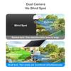 Dual-Lens Solar PTZ Camera, Motion Detection Night Vision, WIFI/4G Wireless IP CCTV Security Monitor
