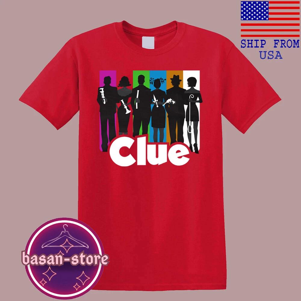 Clue Movie Men s Red T-Shirt Tee Top Unisex 3XL