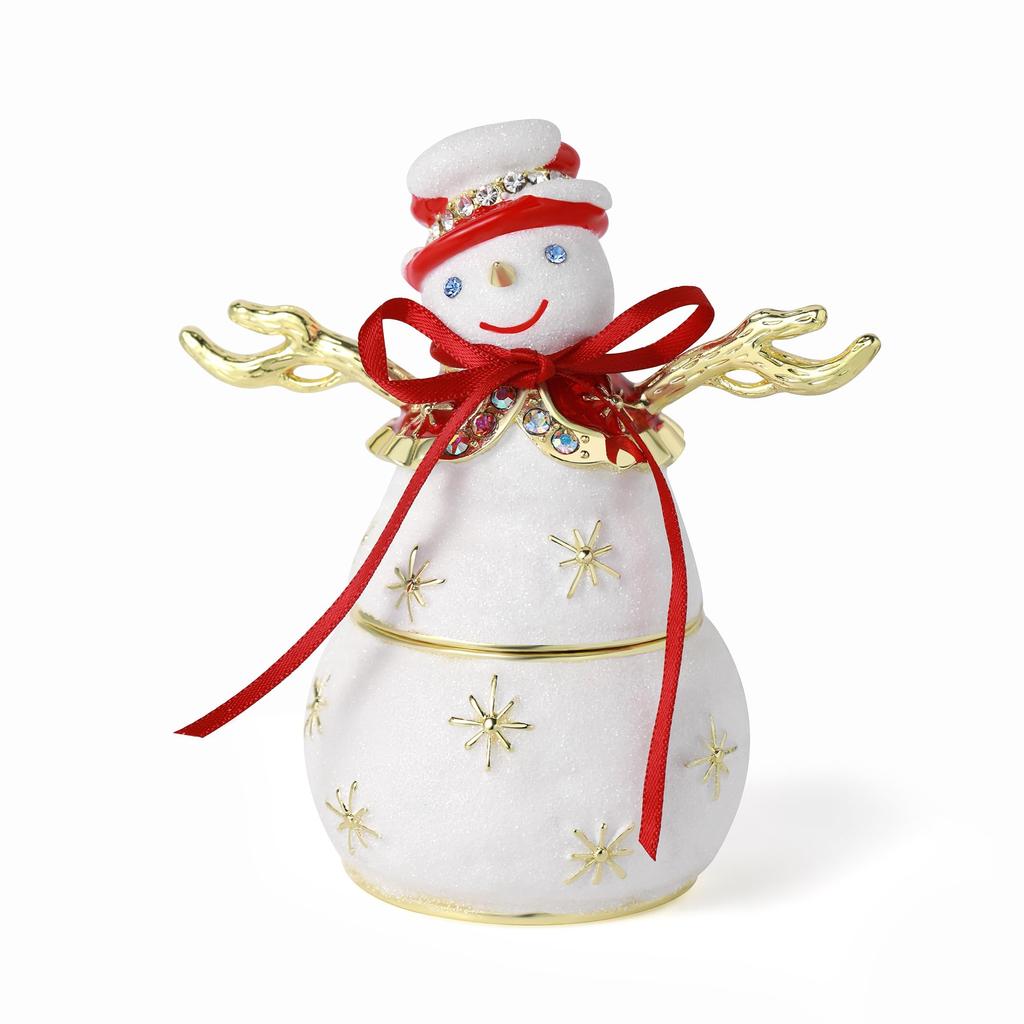 Snow Prism Snowman Christmas Gift Jewelry Box