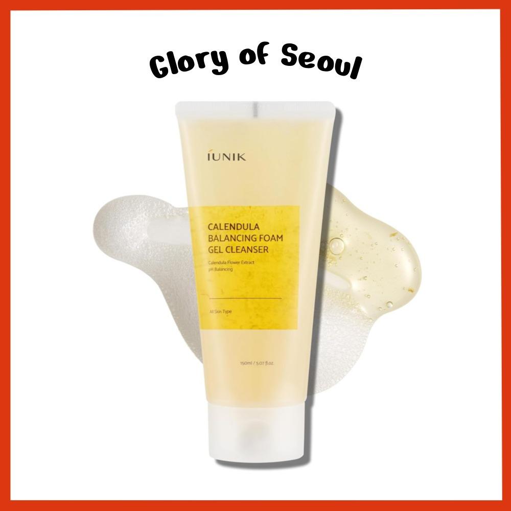 

IUNIK Calendula Balancing Foam Gel Cleanser, 150mL