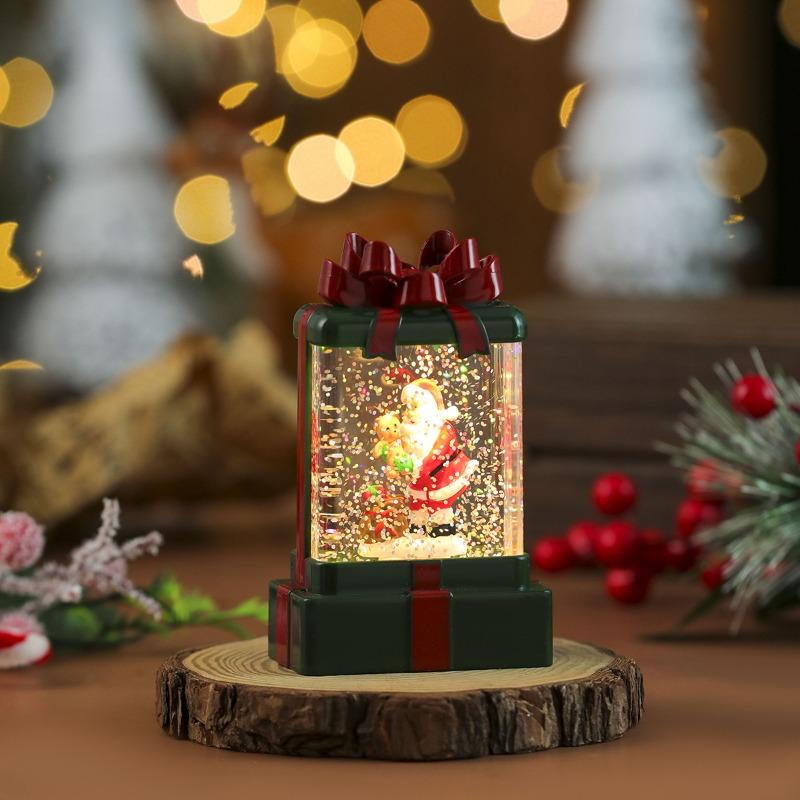 Water-filled Snowflakes, Luminous Gift Pack, Night Light, Candle Light, Decorative Items, Small Gifts, Christmas Decorations